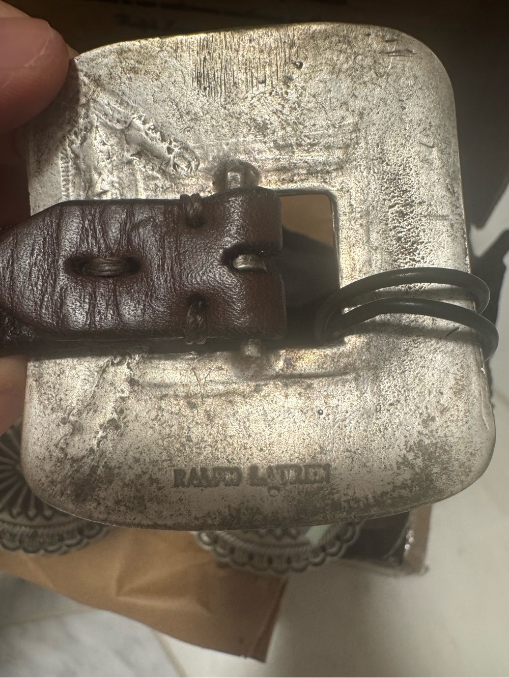 Ralph Lauren Metal Accent Belt - Picture 5 of 6
